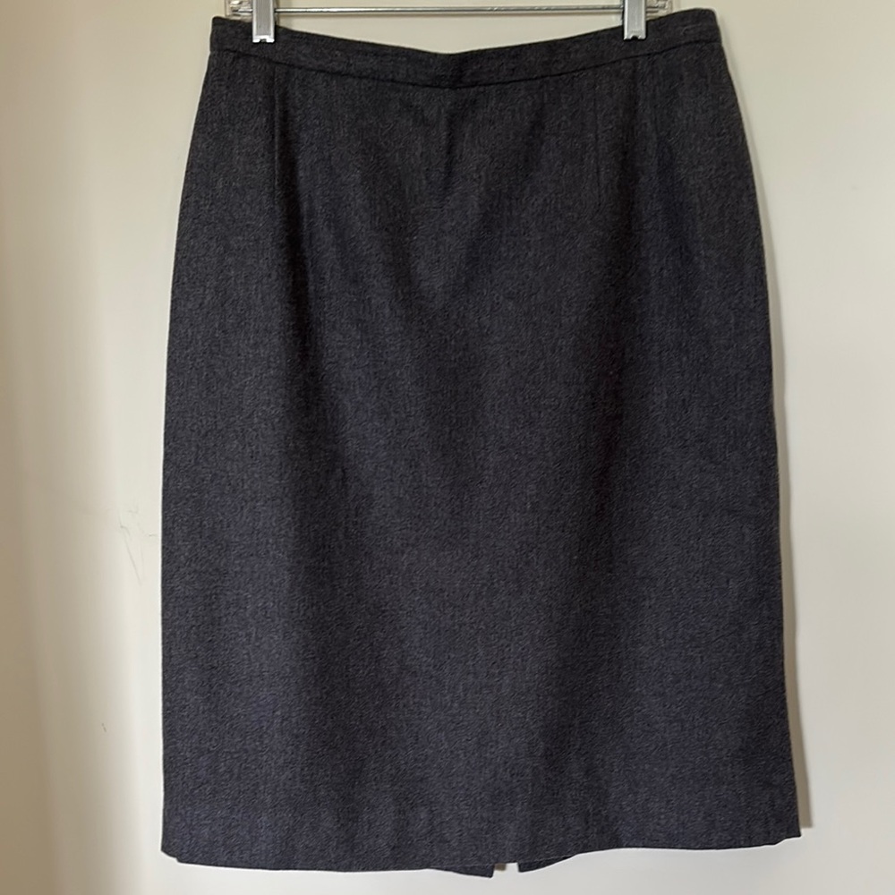 Pendleton Gray Knee-Length Pencil Skirt for Work